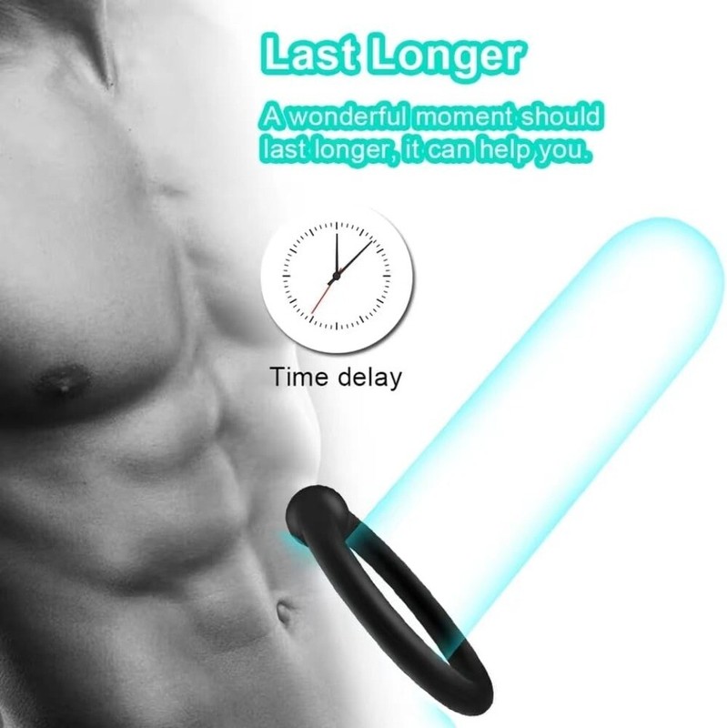Penis Rings Set with 4 Different Sizes Cock Rings for Erection Enhancing Sex Toy gallery