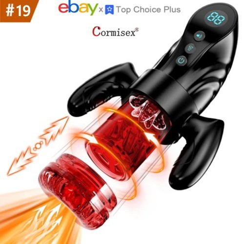 Automatic Male Masturbator Pocket Cat With Handle LCD Screen Penis Pump Sex Toys
