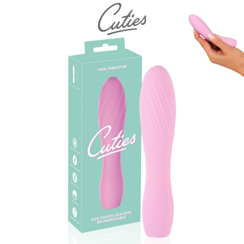 Cuties Mini Vibrator 3rd Generation, Waterproof Rechargeable Mini Vibrator Women