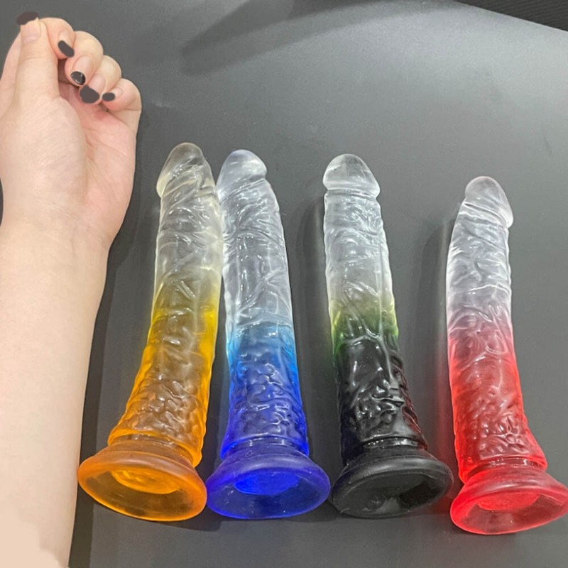 Jelly Dong Dildo Suction Cup 8.26“ Waterproof Realistic Cock Veined Dildos BDSM