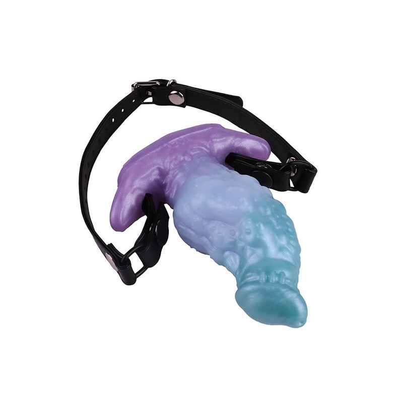 Open Mouth Gag Silicone Deep Throat Fixation Oral Plug Leather Restraint Harness gallery
