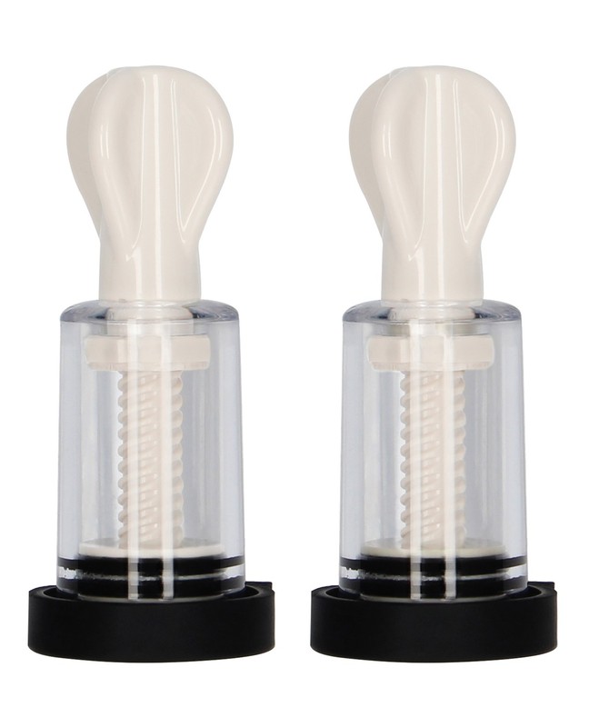 Shots America Electroshock Nipple Twisters, Clear gallery