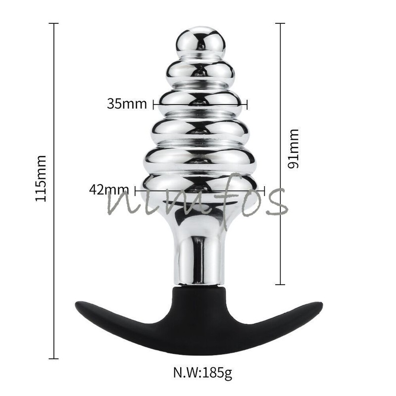 Heavy Extra Large Anal Expansion Anal Plug Dildo Stainless Steel Butt Plug gallery