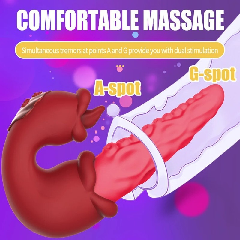 Rotating Tongue Vibrating Licking and Sucking G-Spot Vibrator Clit Stimulator gallery