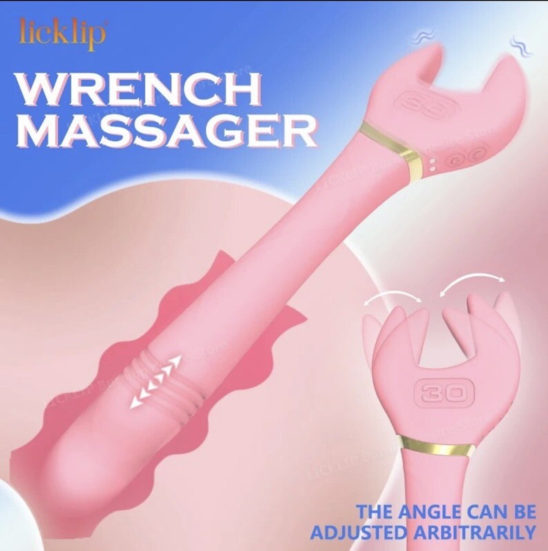 Wrench Vibrator with 10 Frequency Vibration Sex Toy for Woman Men gallery