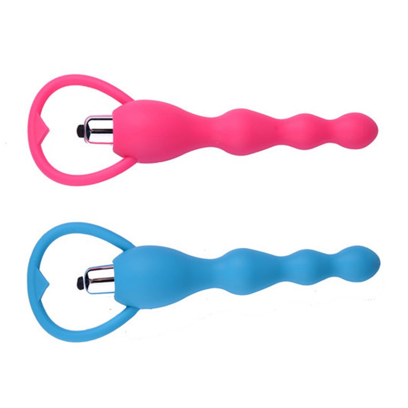 Adult-Female-Waterproof-Massager-Vibrator-G-spot-Anal-Beads-Butt-Plug-Sex-Toys gallery