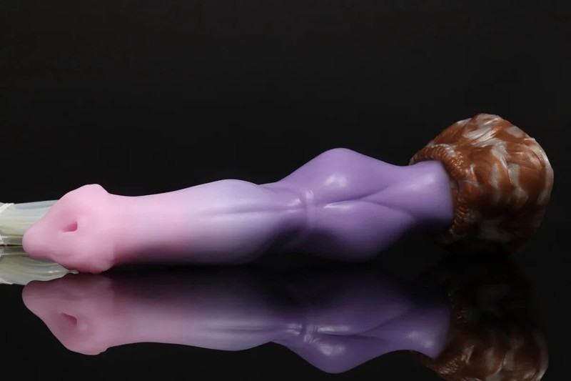 NEW Bad Dragon ROLAND Fantasy LARGE Silicone Dildo CUM TUBE Toy SOFT SPLIT