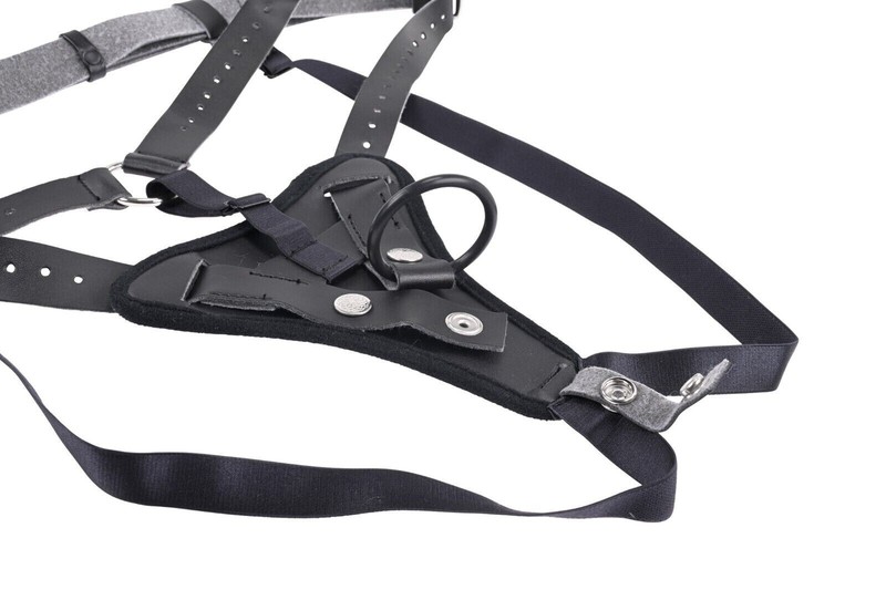 Sportsheets Aurora High Waisted Strap-On Harness Black gallery