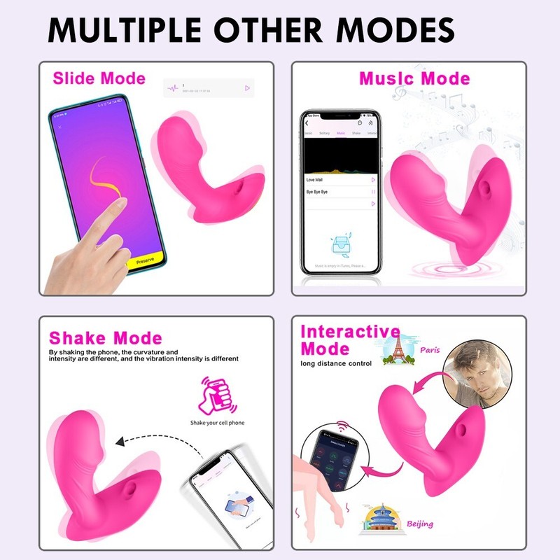 G-spot Vibrator Clit Sucking Dildo Massager Oral Sex Adult Sex Toy For Women gallery