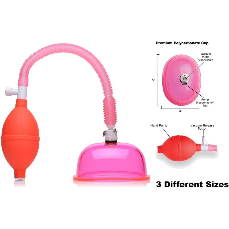 Size Matters Female Vaginal Pussy Pump Suction Cup Kit – Choose Size