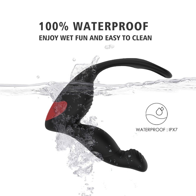 Remote Control Waterproof Male-Prostate-Vibrating Massager-Health Ring-Recharge gallery