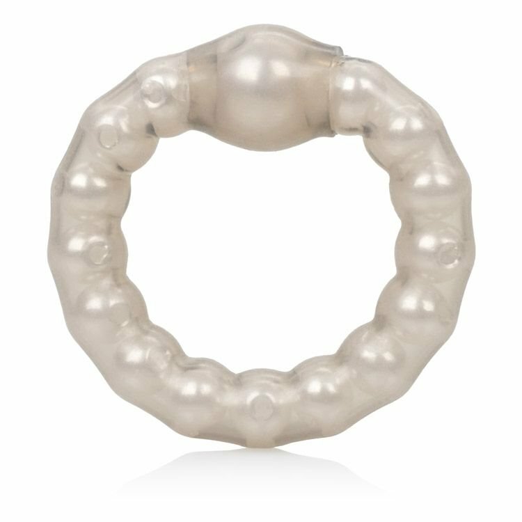 Stretchy Pearl Beaded Prolong Ring Penis Erection Enhancer Prolonging Cock Ring