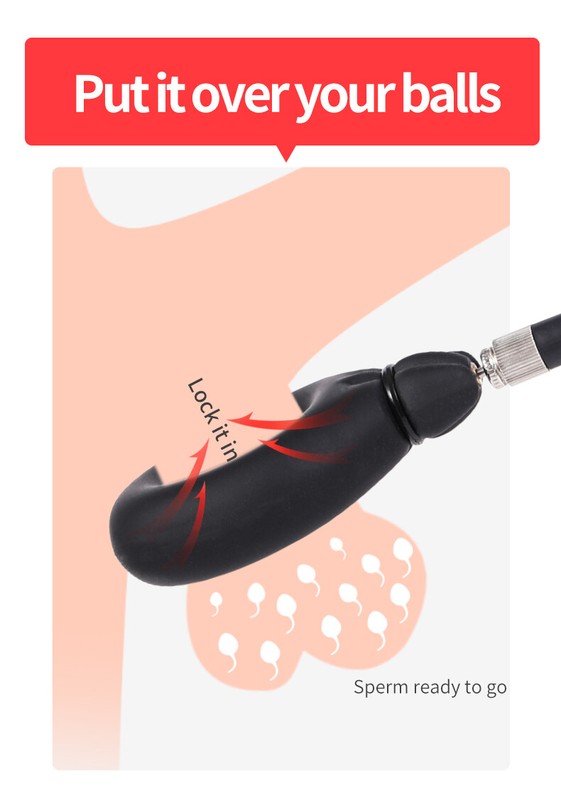 Inflatable Penis Ring Male Enhancer Ejaculation Delay Cock Ring For Man Erection gallery