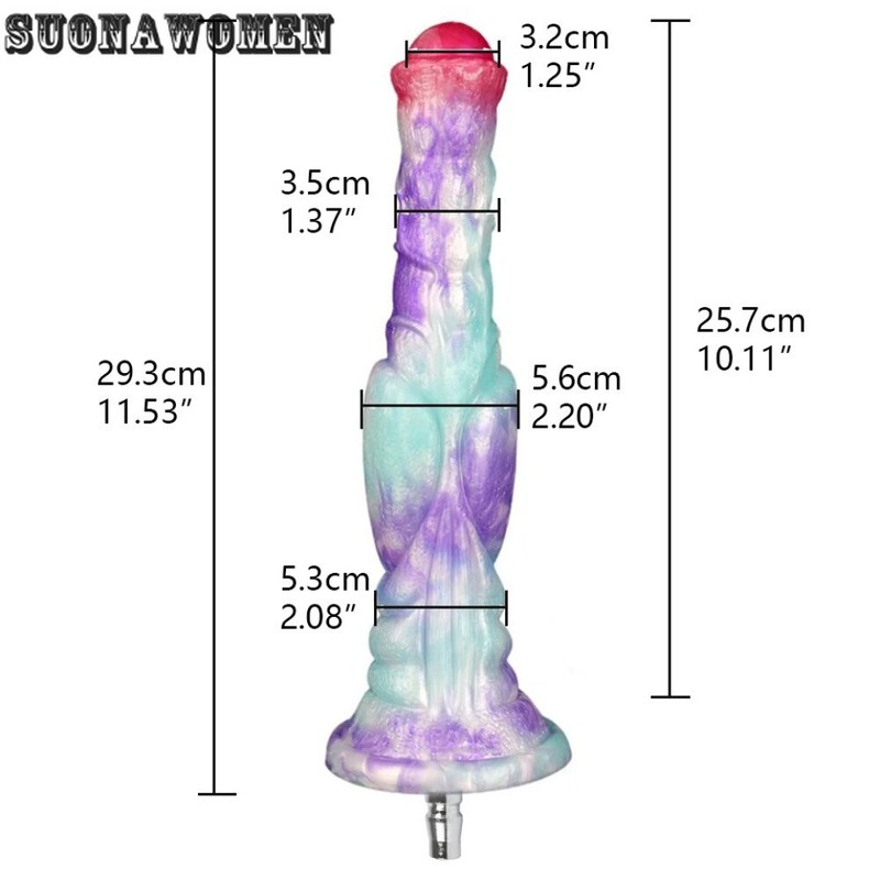Sex Machine Anal Dildo Attachment for Vac-U-Lock Masturbation Machine Sex Toys gallery
