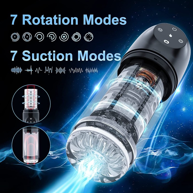 4in1 Automatic Male Masturbaters Sucking Cup Penis Trainer Cock Sex Toy Massager gallery