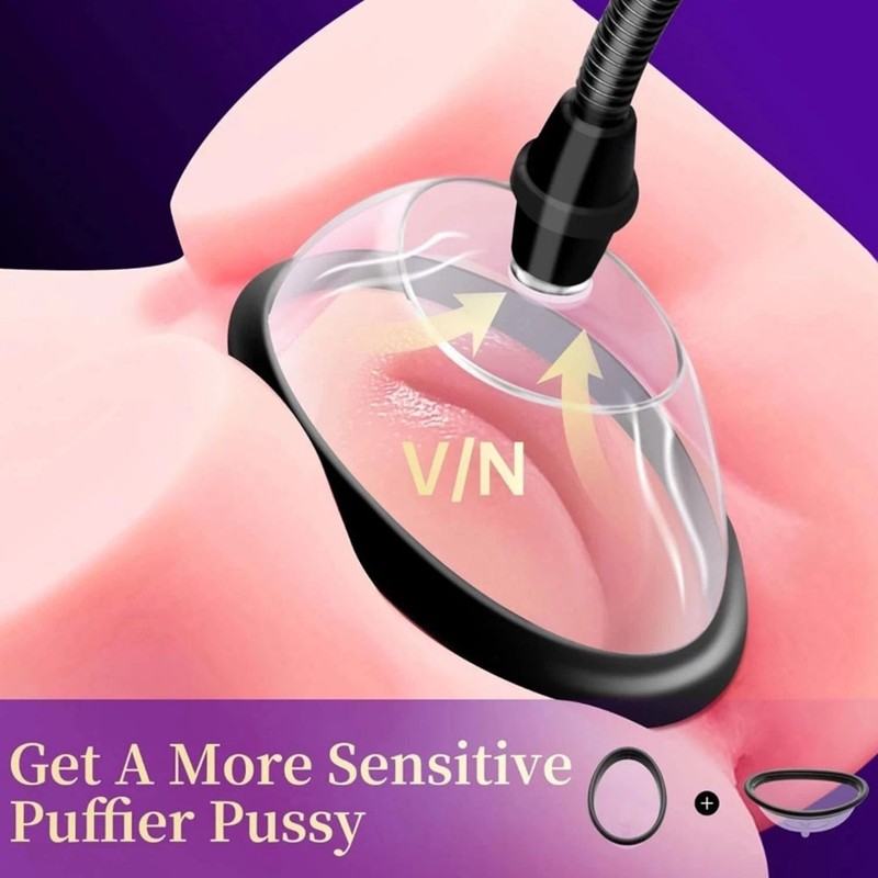 Vacuum Vagina Pump Clitoral Pump Nipple Sucker Masturbator Cupping Sex Toy Women