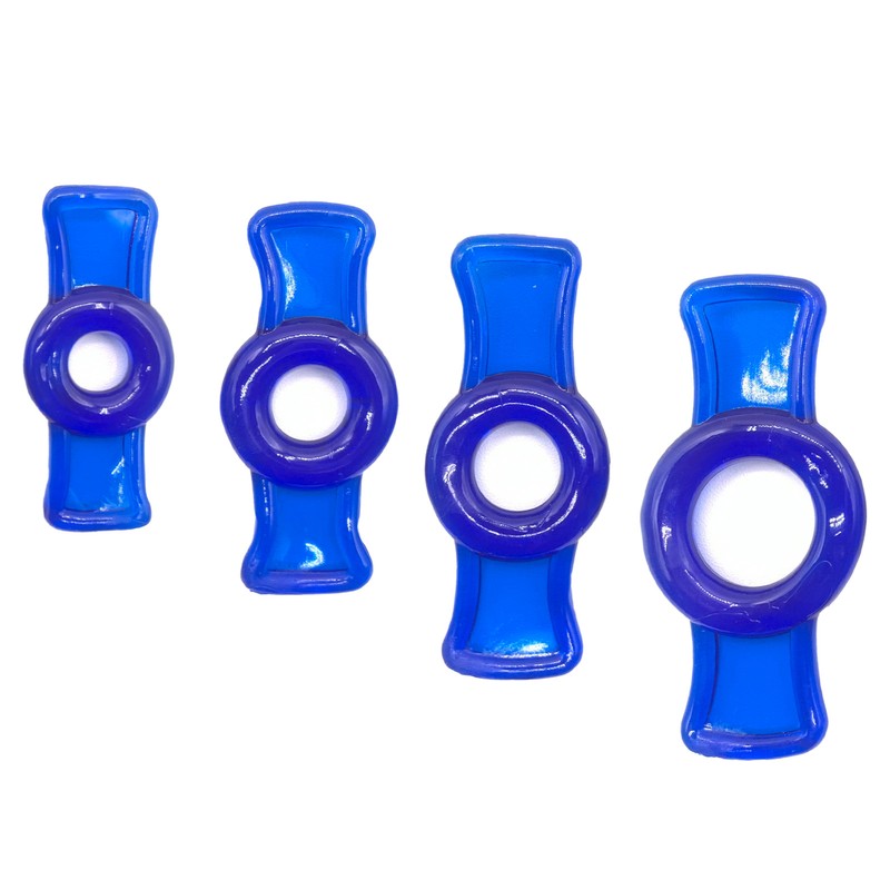 Constriction Rings 4-Pack LeLuv Clear Stretchy Handles gallery