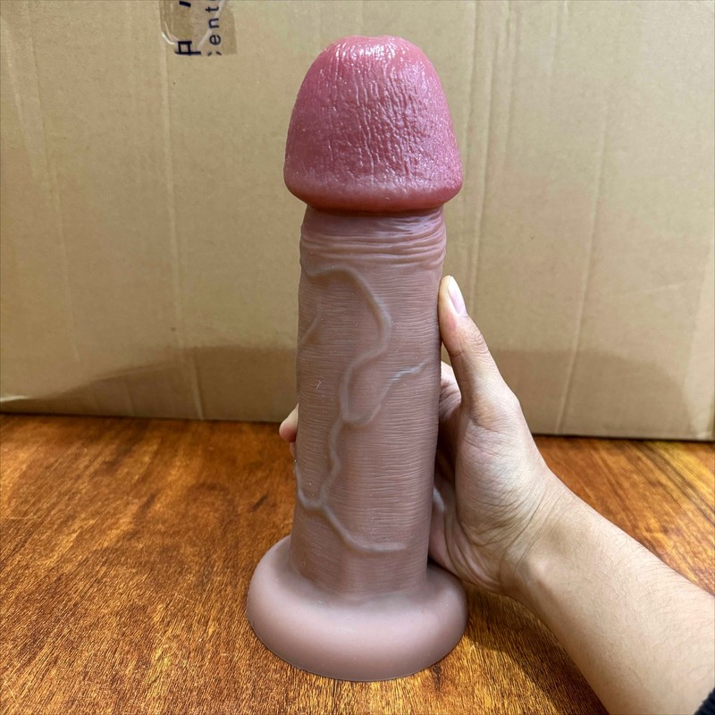 Huge Silicone Big Head Dildo Realistic Penis Cock Sex Toys For Women Thick Dong gallery