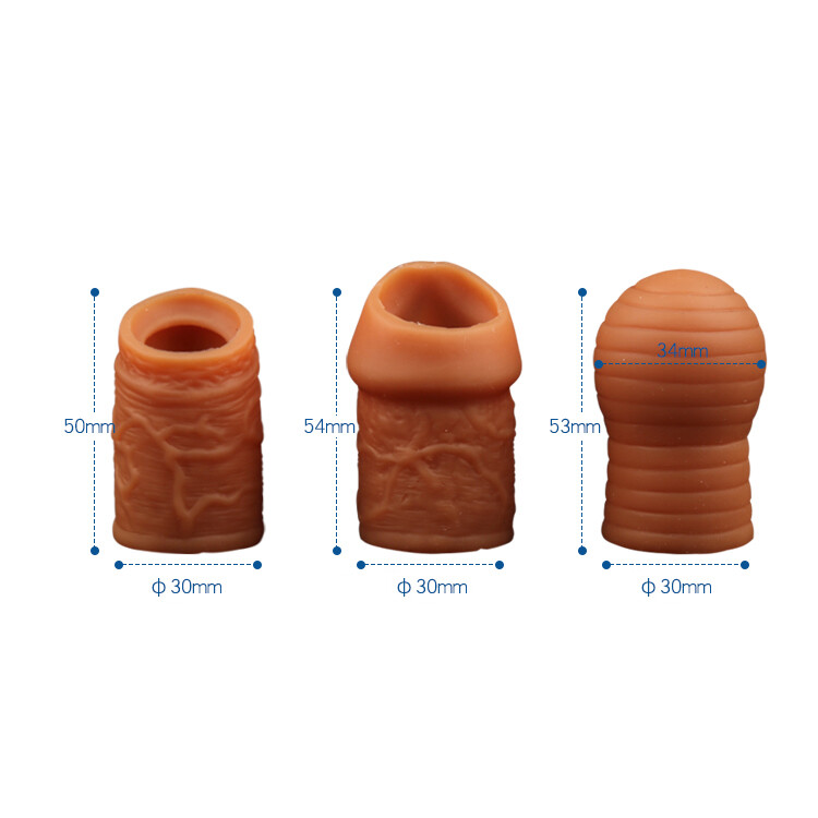 1PC Foreskin Penis Cock Ring Sleeve Sheath Delay Premature Ejaculation gallery