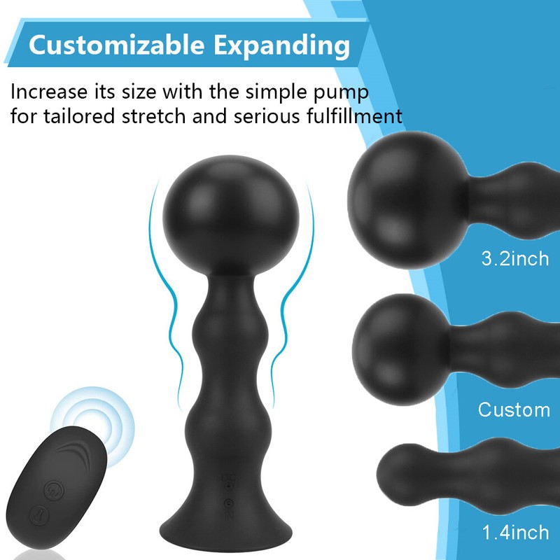 Anal Sex-toys for Women Men Couples Vibrating Butt Plug Bead Adult Toys Massager