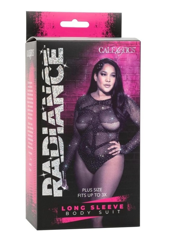 Radiance Long Sleeve Body Suit – Plus Size – Black