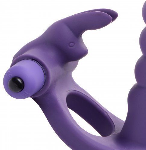 FRISKY DP Vibrating Rabbit Penis Ring Adult Vagina Anal Adult Sex Toy gallery