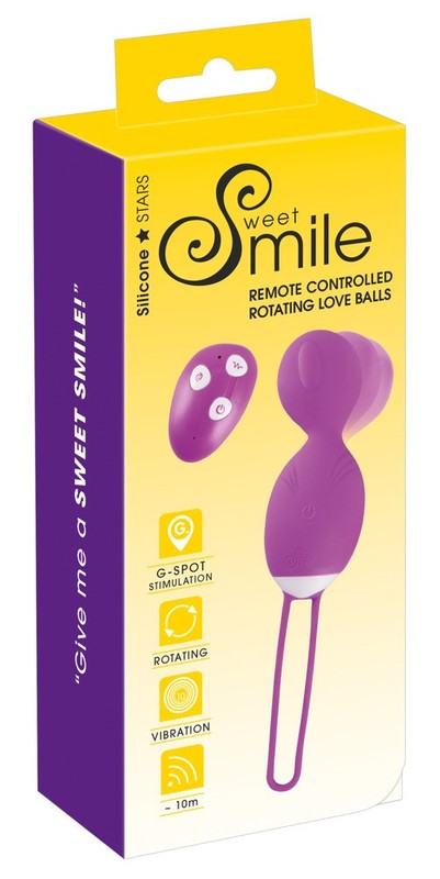 Sweet Smile – Soft Silicone Vibrating Vaginal Egg with Remote Control