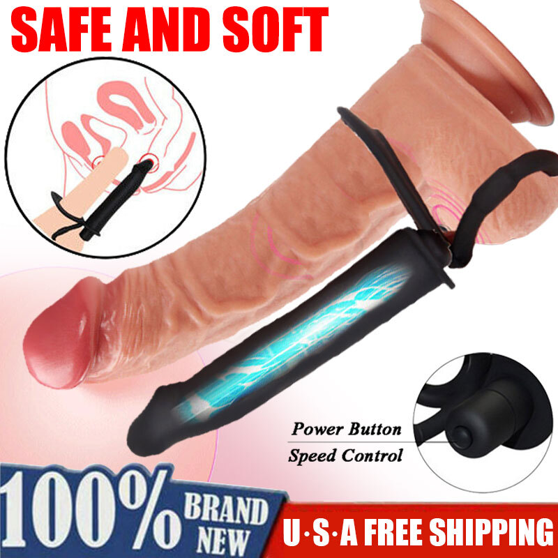 Couples Vibrator Anal Plug Prostate Massager Strap on Dildo Cock Ring Sex Toys