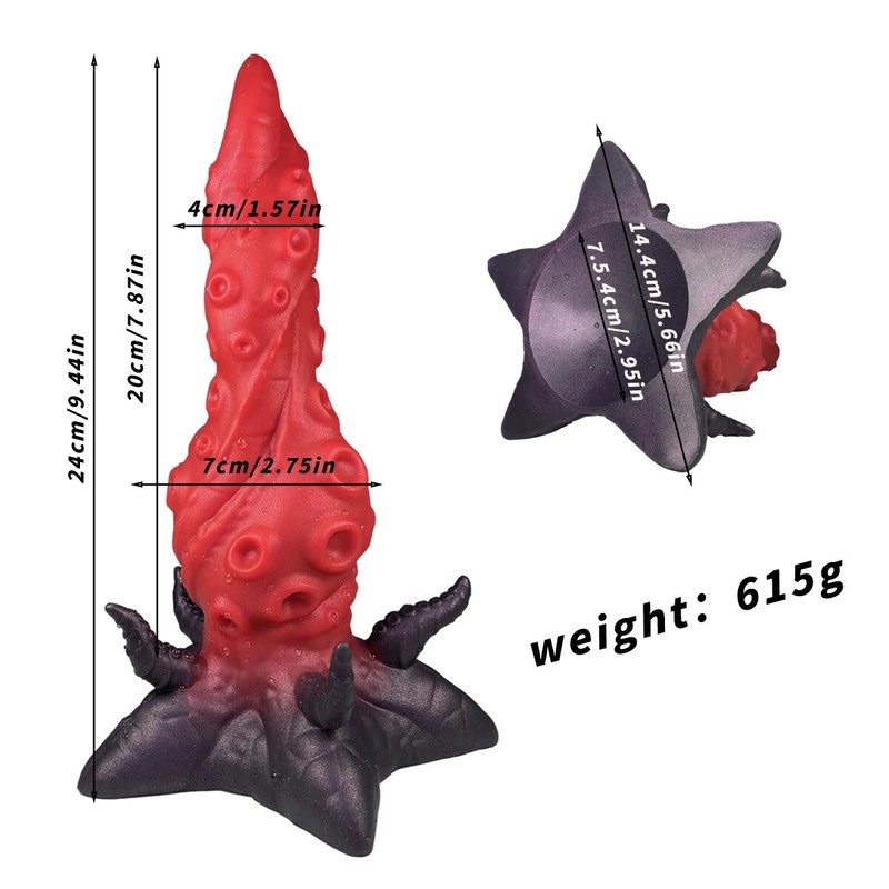 Spiral Tentacle Anal Dildo Anal Plug Silicone Big Butt Plug Female Anal Dilator