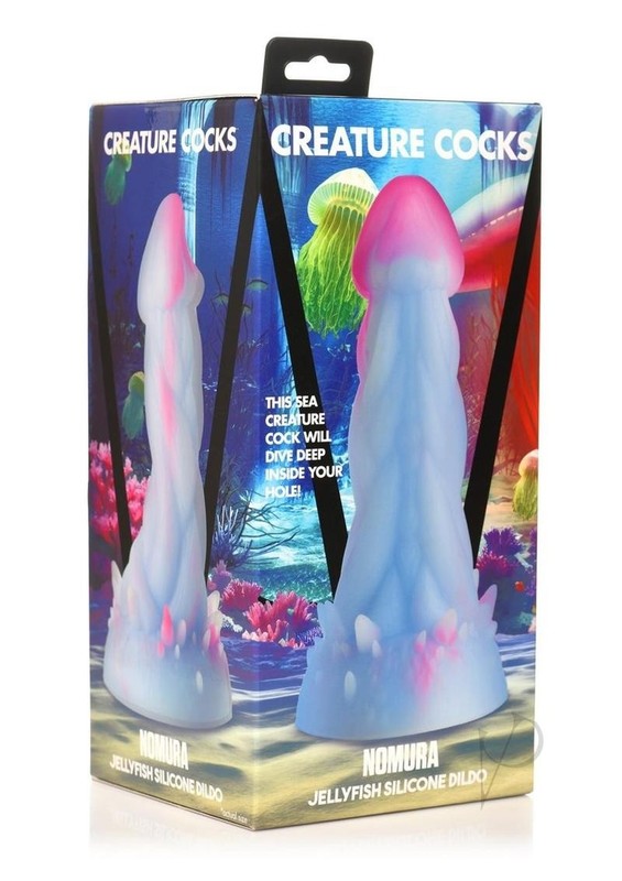 Creature Cocks Nomura Jellyfish Silicone Dildo – Blue/Pink