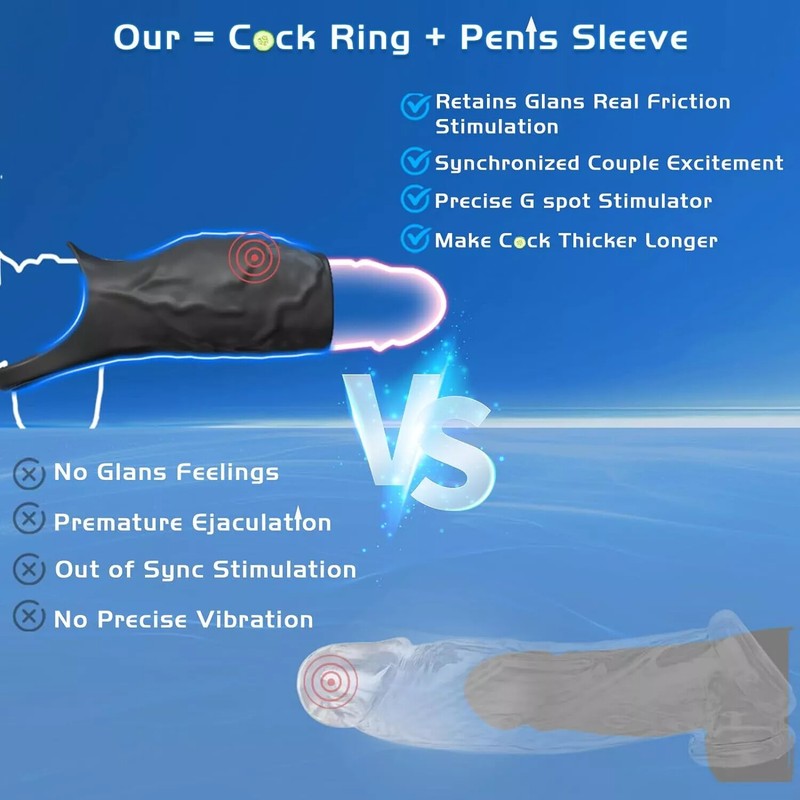 Men Penis Cock Ring Vibrator G-spot Dildo Massager Couple foreplay sex toys gallery