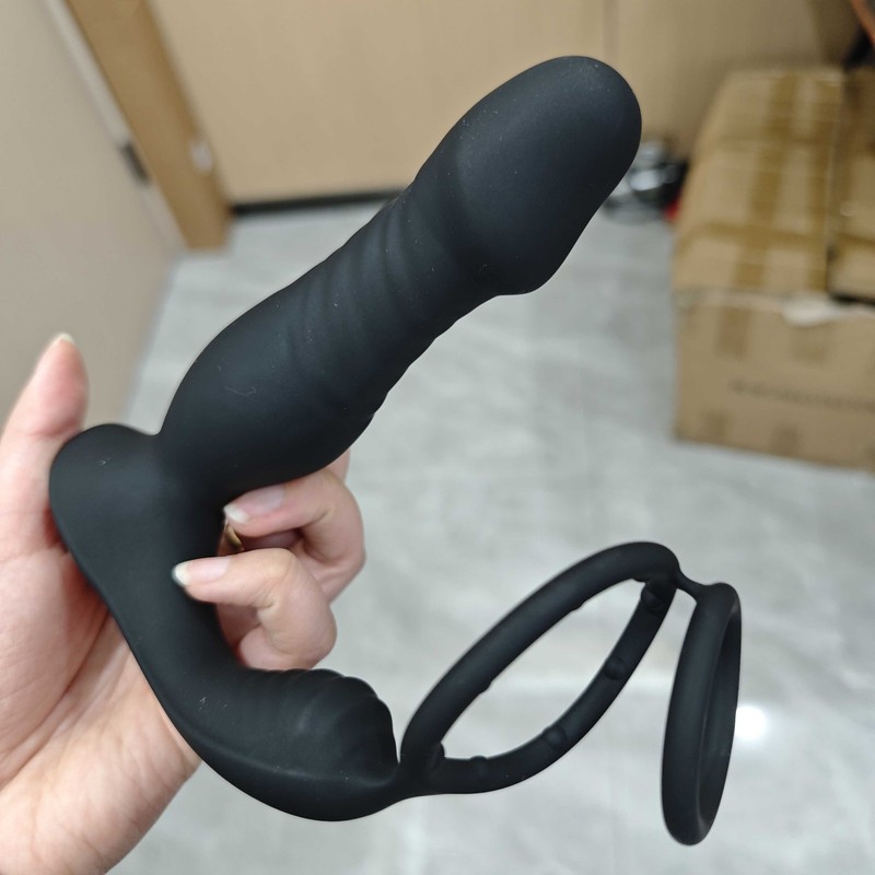 Male Prostate Massager Vibrator Thrusting Anal Butt Plug Dildo Sex Toys for Men gallery