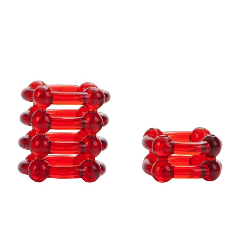 Intense 4-tiered Erection Enhancer Penis Ring Enlarger Erection Support Sex Toy