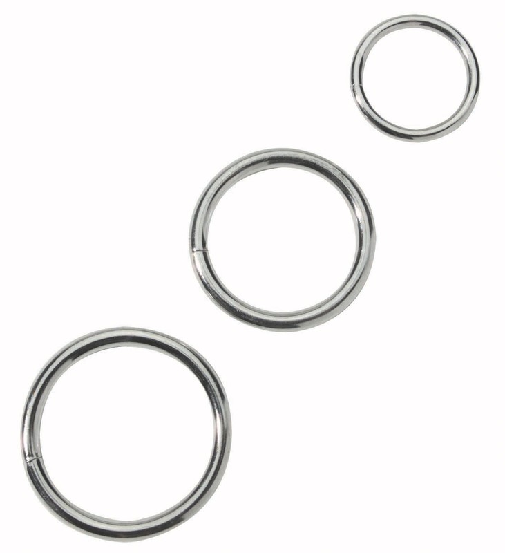 Spartacus Metal C Ring Set - Pack Of 3 Different Sizes: 1.25, 1.75, & 2 inches gallery