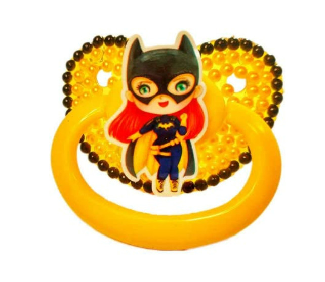 🦇 ✨ Little Space Adventure: Batgirl Superhero Adult Pacifier ✨ 🦇 gallery