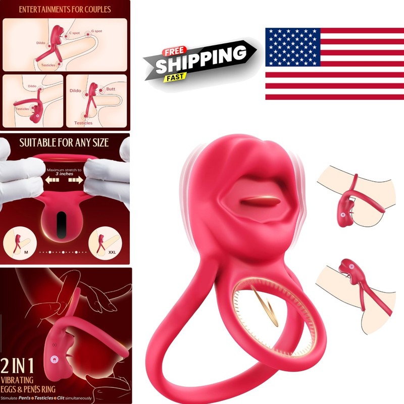 Waterproof Couples Adult Sex Toy with 9 Vibrations for Male Female