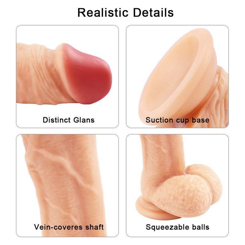 XXXL HUGE Realistic Huge Dildo BIG Penis Suction Cup Vagina G-Spot Sex Toy Adult gallery