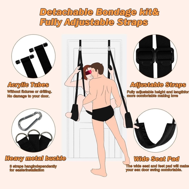 Sex Swing Hanging Door Bondage Restraint Kit Adult games Sex Toys For Couples gallery