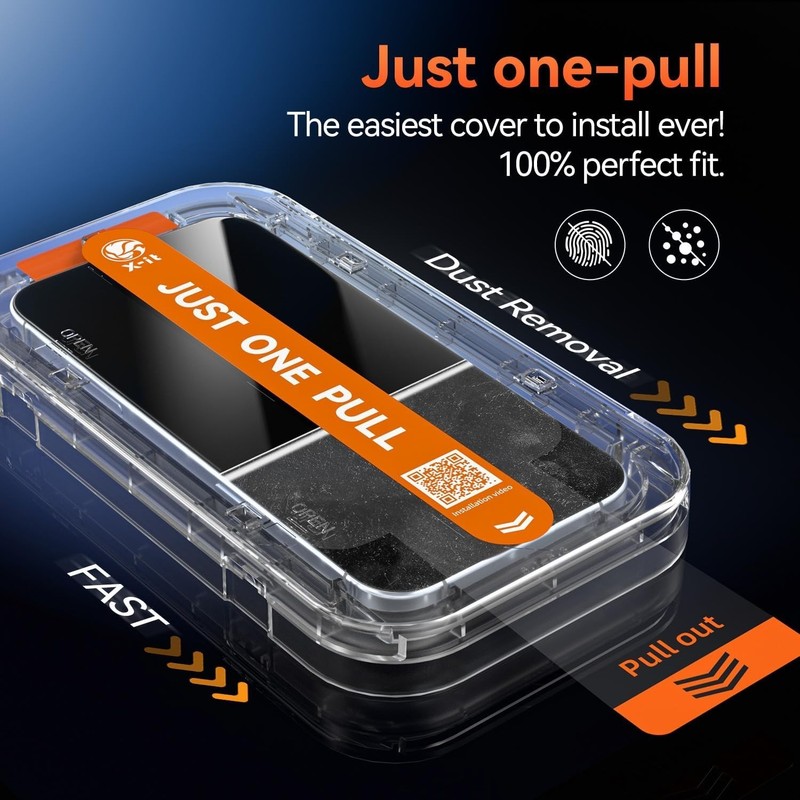Edge to Edge Coverage Screen Protector for iPhone 15 16 with Anti Smudge Finish gallery