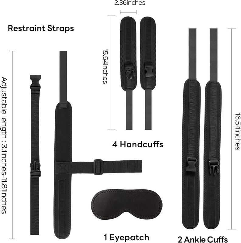 Sex Toys Bondage BDSM Restraints Set Sex Toy for Women Men Adjustable Sex Straps gallery