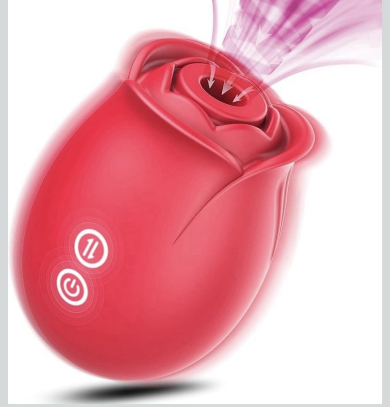 Rose Sucking Vibrator Clit Sucker Dildo Women G-Spot Massager Sex Toy for Women