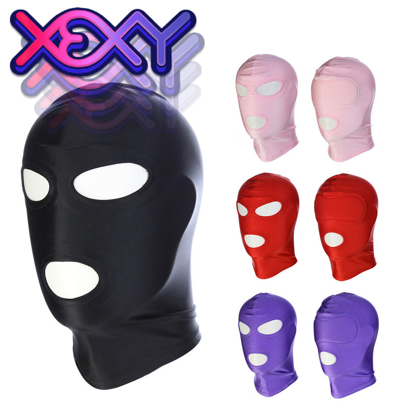 Faceless 3 Hole • Mouth & Eye Hole Full Face Mask Balaclava XEXY ADULT SEX TOYS" gallery