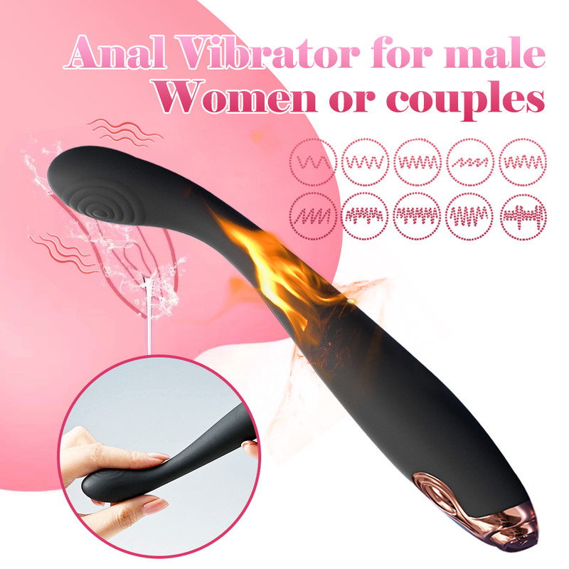 Rechargeable Vibrating Clit G-spot Anal Dildo Vibrator Sex Toys for Women Men US