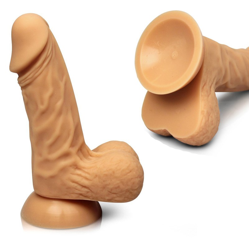Realistic 6 » Silicone Dildo | Lifelike Suction Cup Penis Dong Sex Toy for Women