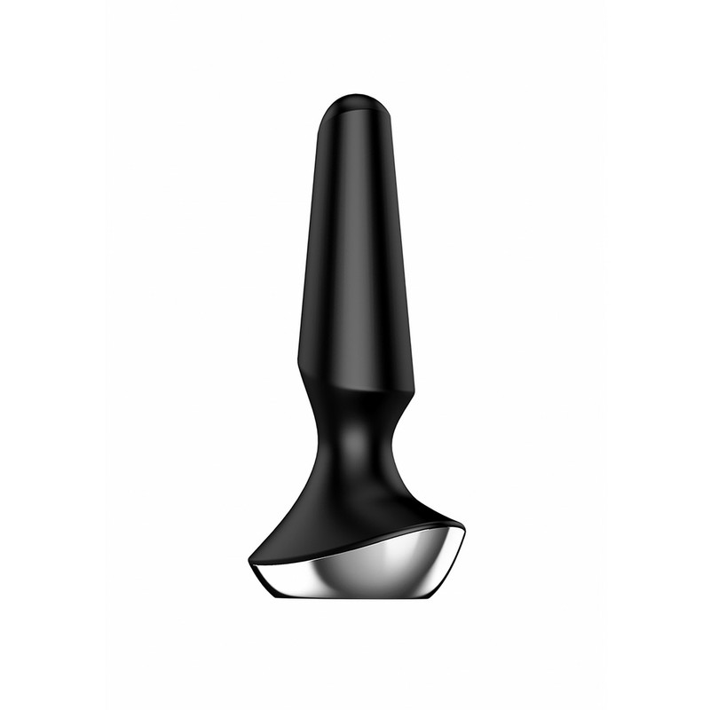 Satisfyer Plug-ilicious 2 Vibrating Anal Plug - Black Silicone and App gallery