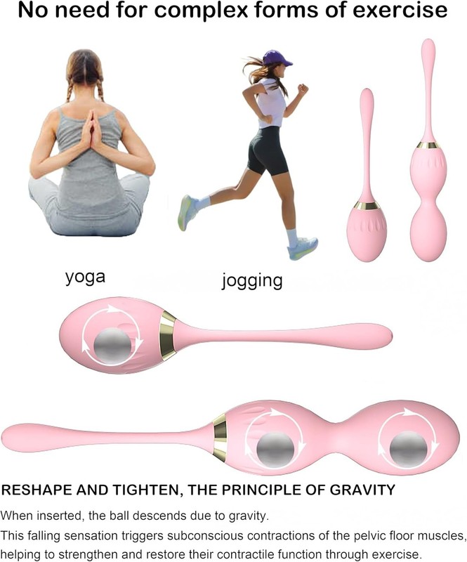 Medical-Grade Silicone Kegel Balls for Women, Vaginal Tightening, Waterproof. gallery