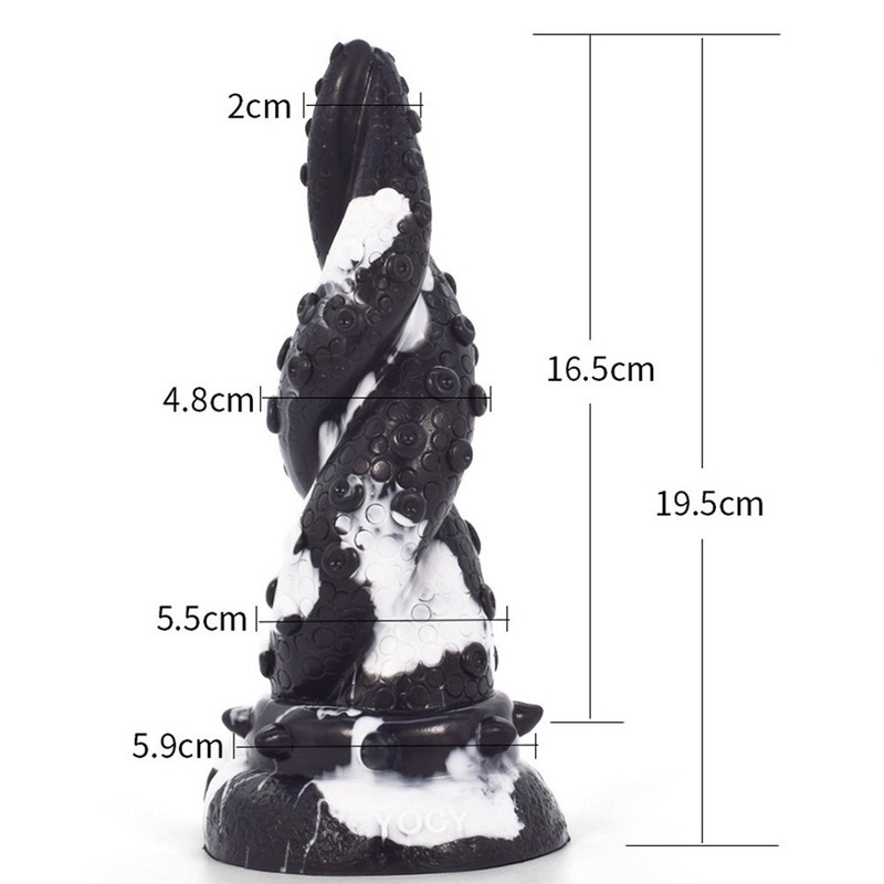 Fantasy Silicone Dildo With Suction Cup Women's Sex Toy Thick Dildo for Adult gallery