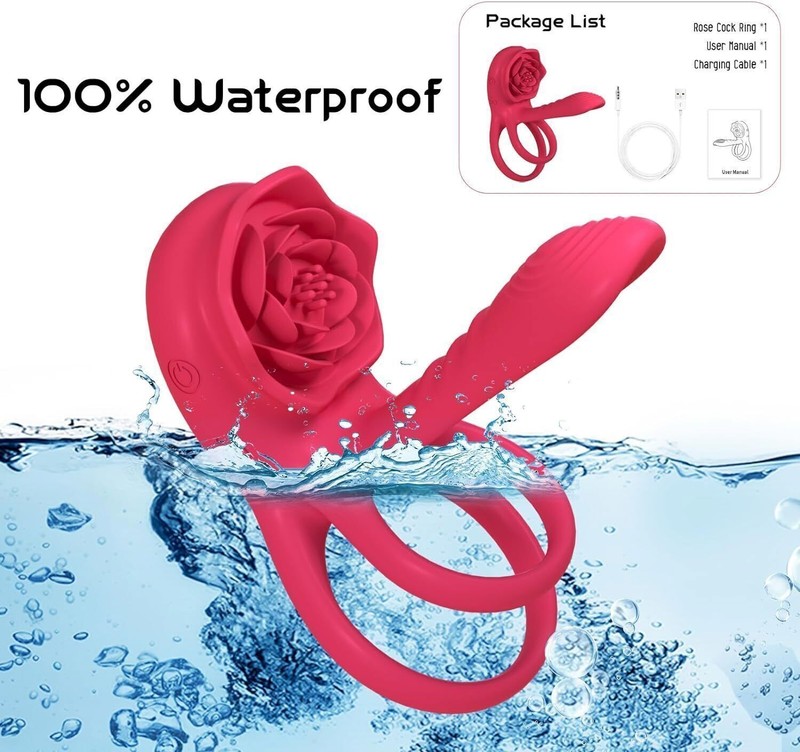 Penis Cock Ring Vibrator G-spot Dildo Massager Sex Toys For Women Men Couples gallery