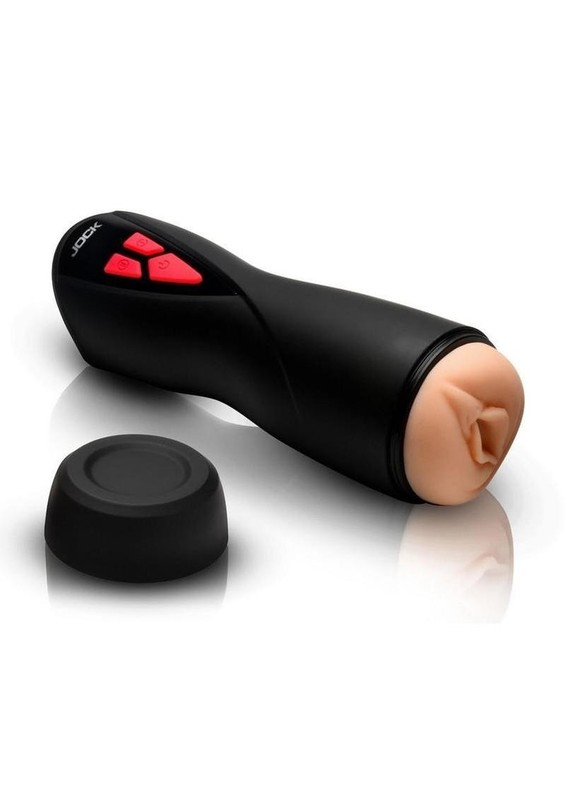 Jock Banger Sucking & Vibrating Masturbator – 5 Suction, 3 Speeds