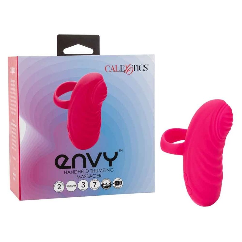 Cal Exotics Envy Handheld Thumping Massager Vibe Pink – Clitoral Vibrator
